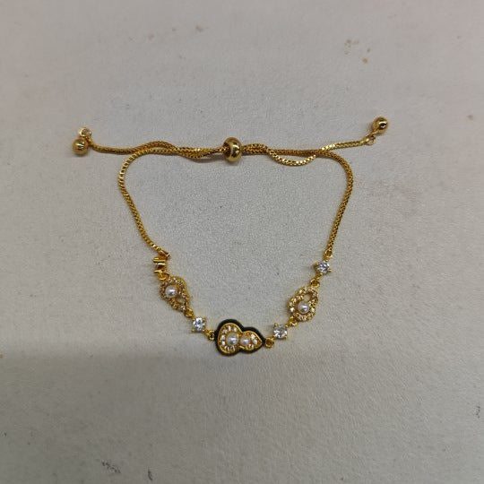 18k真金電鍍鋯石葫蘆珍珠手鏈精致優雅百搭手環輕奢高級感手飾女