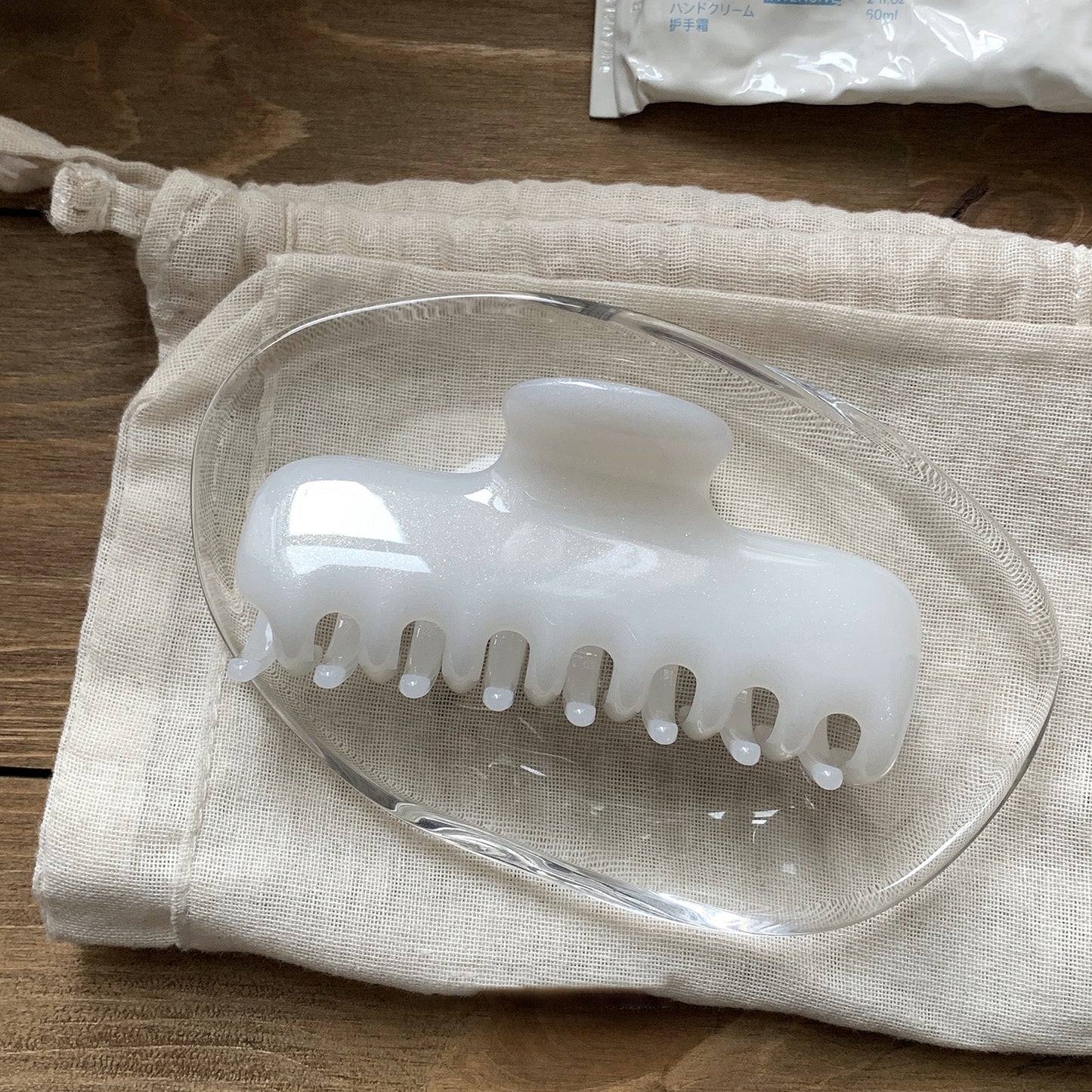 彩色壓克力簡約鯊魚夾