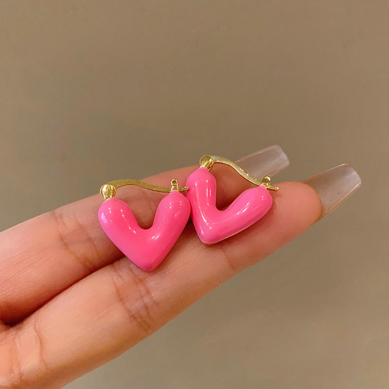 金色琺瑯V形電鍍耳扣