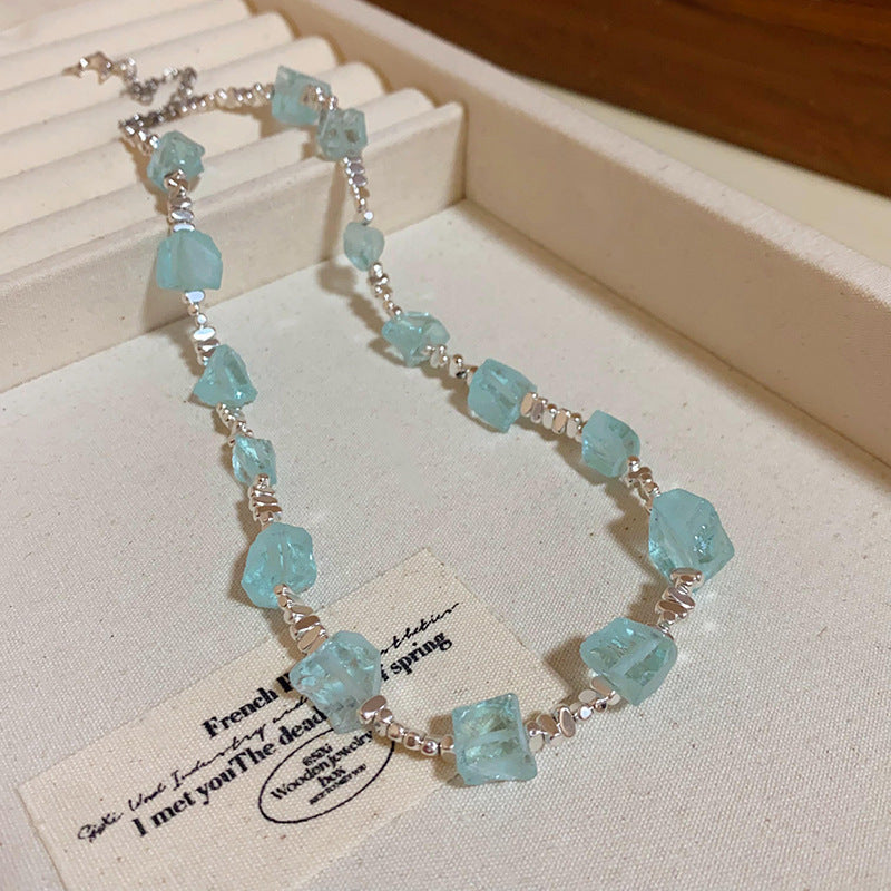鋯石蝴蝶愛心鑲鑽項鍊