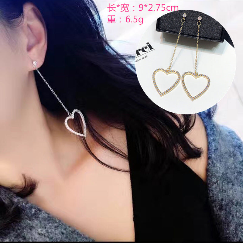 珍珠貝殼蜘蛛流蘇耳環