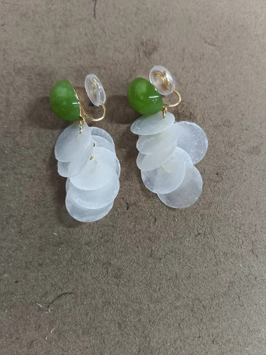耳夾~清新貝殼耳夾女無耳洞甜美時尚絕美度假風耳飾女設計感小眾