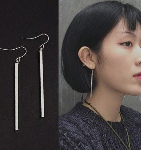 長版簡約耳釘