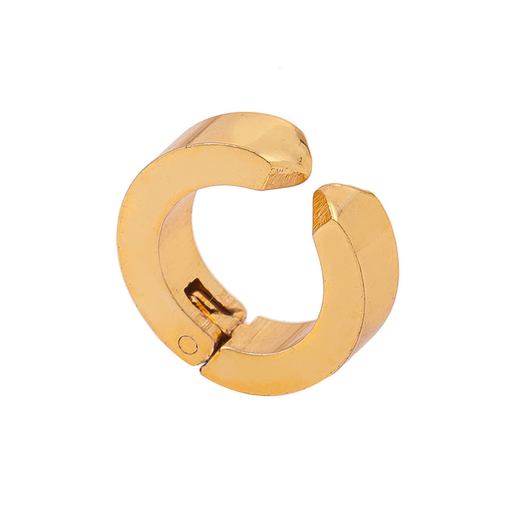 鈦鋼免耳洞耳夾－06綠色5132款細節4｜https://igowo.tw/