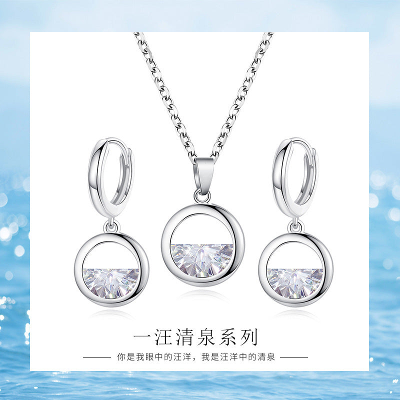 鋯石簡約項鍊－第二視角實拍｜https://igowo.tw/
