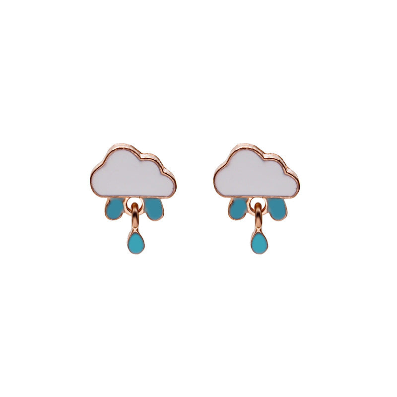 雲朵小巧耳釘
