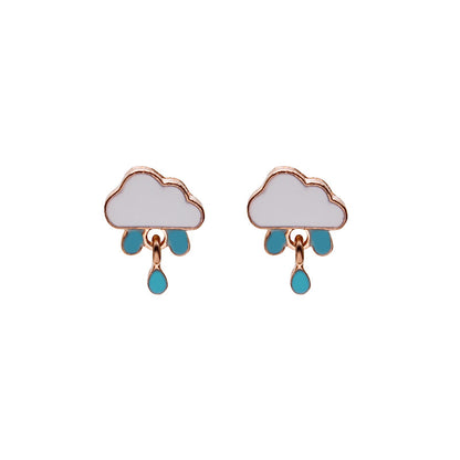 雲朵小巧耳釘