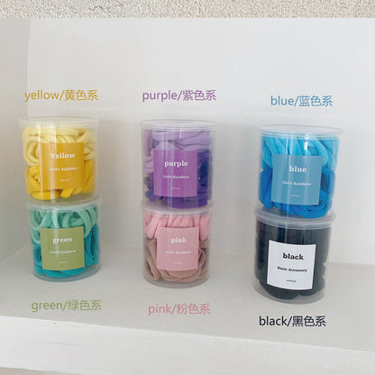 漸層彈力繩髮圈－綠色款細節｜https://igowo.tw/