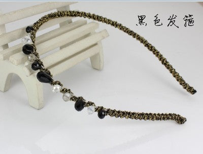 水晶鋯石不規則髮箍