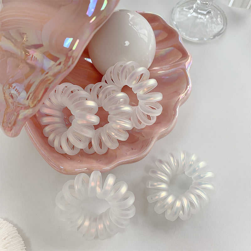 魚尾磨砂簡約髮圈－商品主圖｜https://igowo.tw/