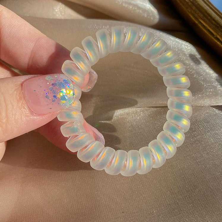 魚尾磨砂簡約髮圈
