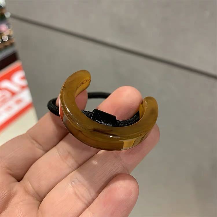 醋酸板材幾何髮圈