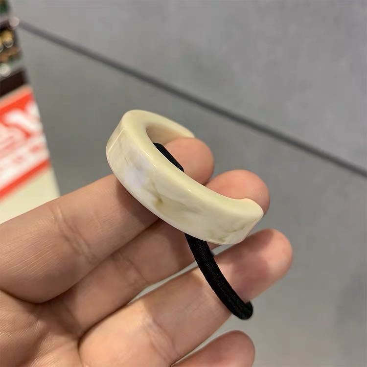 醋酸板材幾何髮圈
