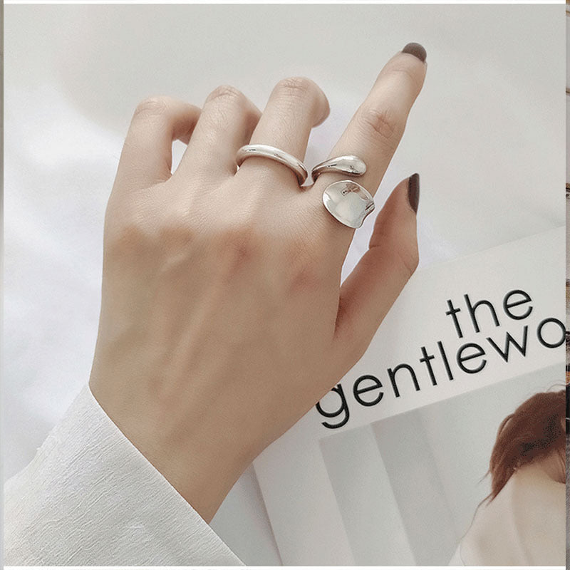 S925簡約戒指－商品主圖｜https://igowo.tw/