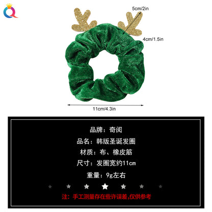 大腸圈小鹿簡約髮圈－第二視角實拍｜https://igowo.tw/