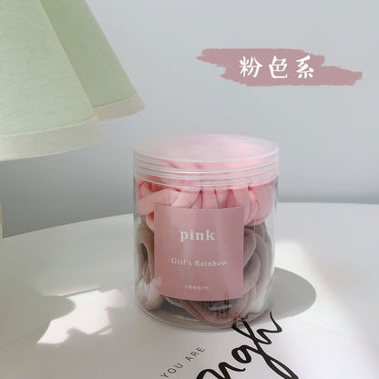 彈力繩簡約髮圈－黑款細節｜https://igowo.tw/