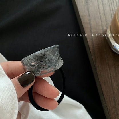 醋酸板材幾何髮圈