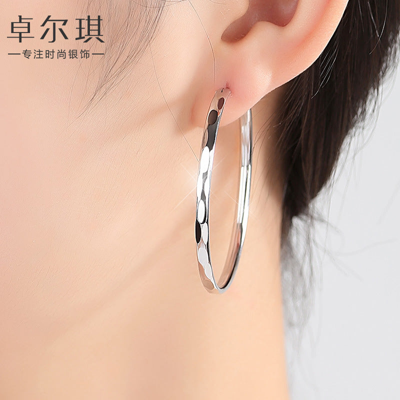 S925圓圈耳環