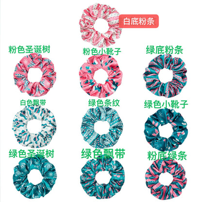 大腸圈簡約髮圈－綠色小靴子款細節｜https://igowo.tw/