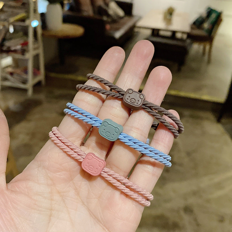 彈力繩簡約髮圈－商品主圖｜https://igowo.tw/
