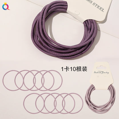 彈力繩簡約髮圈－商品主圖｜https://igowo.tw/
