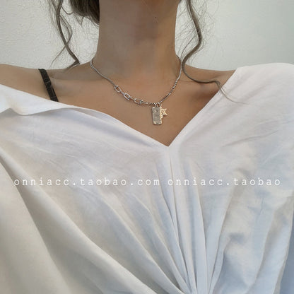 S925小熊愛心墜飾項鍊