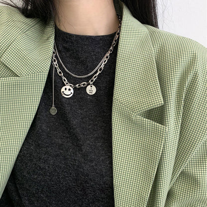 S925復古簡約項鍊－大版項鍊款細節｜https://igowo.tw/