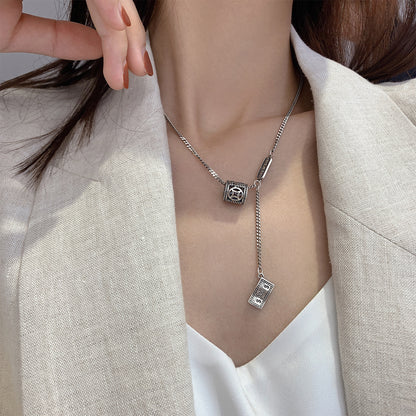 S925復古簡約項鍊－項鍊款細節｜https://igowo.tw/