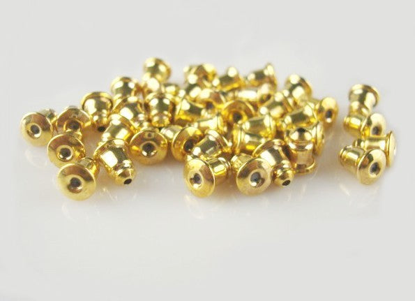 金屬簡約耳環－1金色款實拍｜https://igowo.tw/