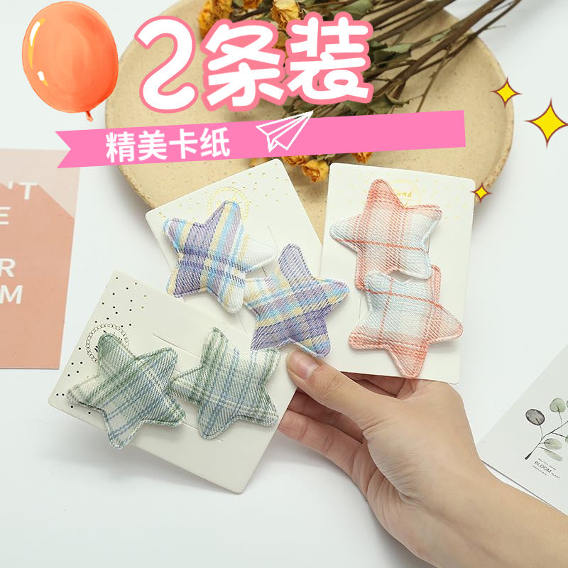 星星簡約髮夾－商品主圖｜https://igowo.tw/