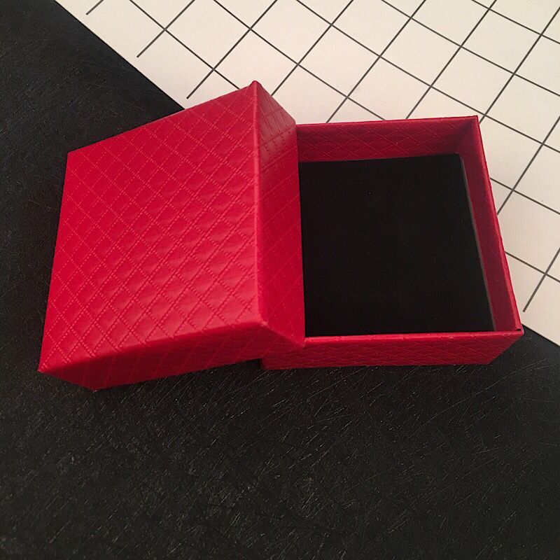 紅色簡約耳環