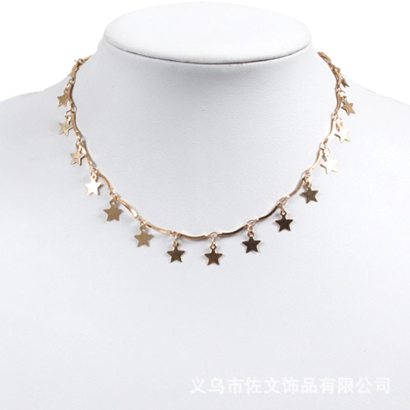星星簡約項鍊