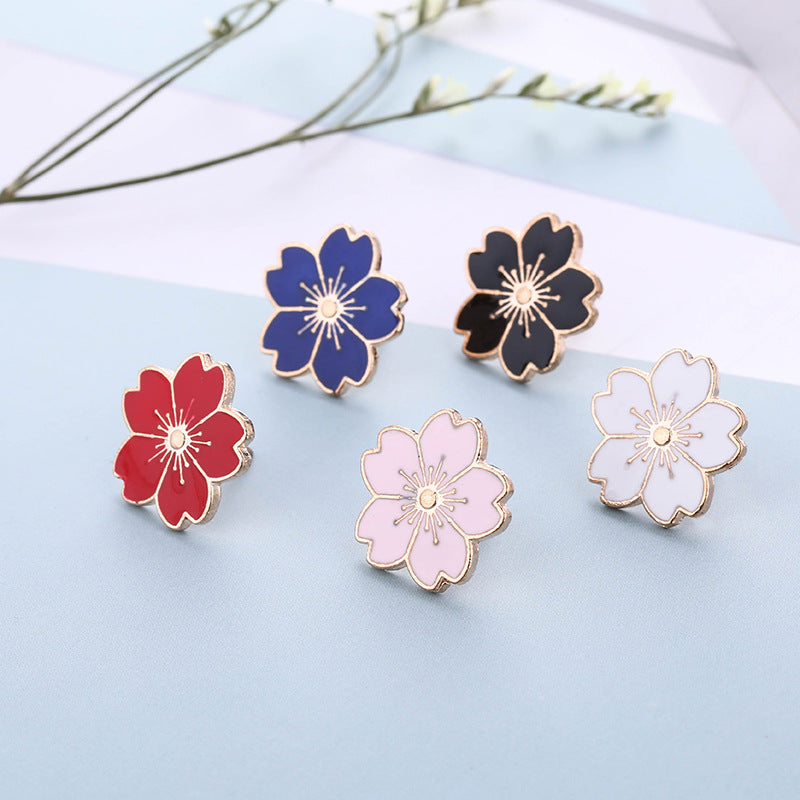 琺瑯花朵胸針－商品主圖｜https://igowo.tw/