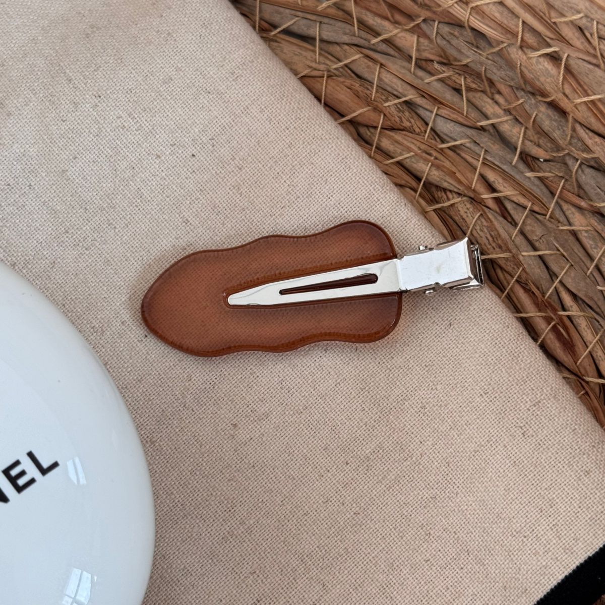 豹紋簡約髮夾