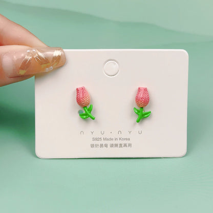 綠色金屬蝴蝶結耳釘－細節特寫22｜https://igowo.tw/
