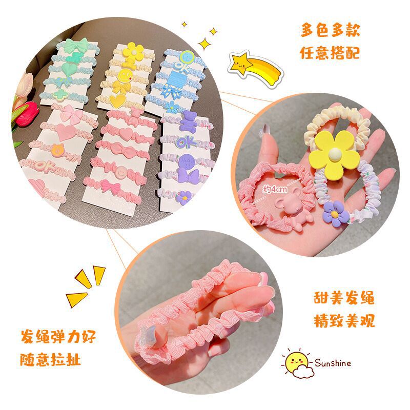 花朵簡約髮圈－細節特寫1｜https://igowo.tw/