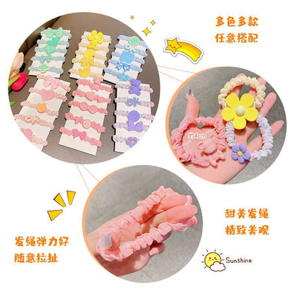 花朵簡約髮圈－細節特寫1｜https://igowo.tw/