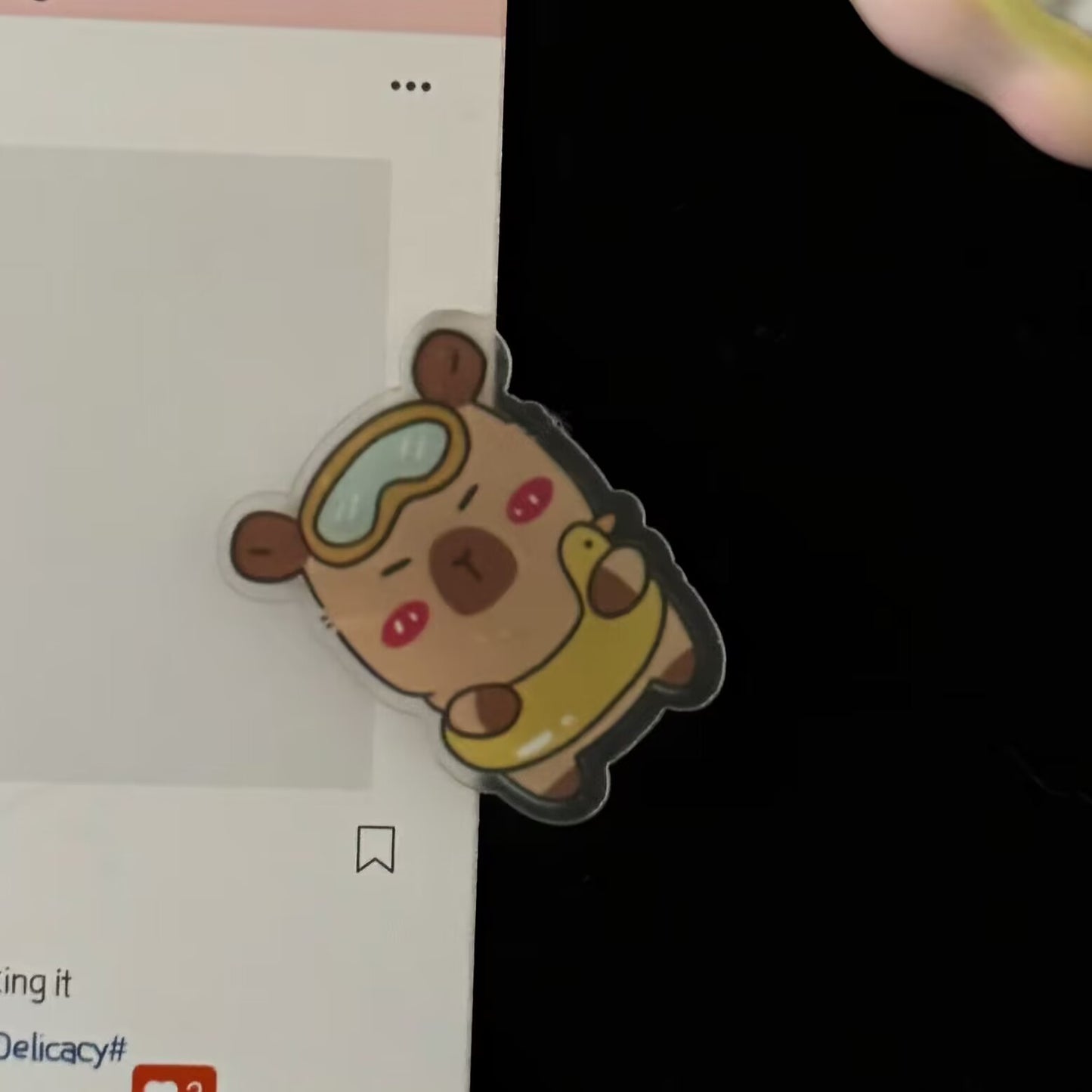 壓克力簡約髮夾