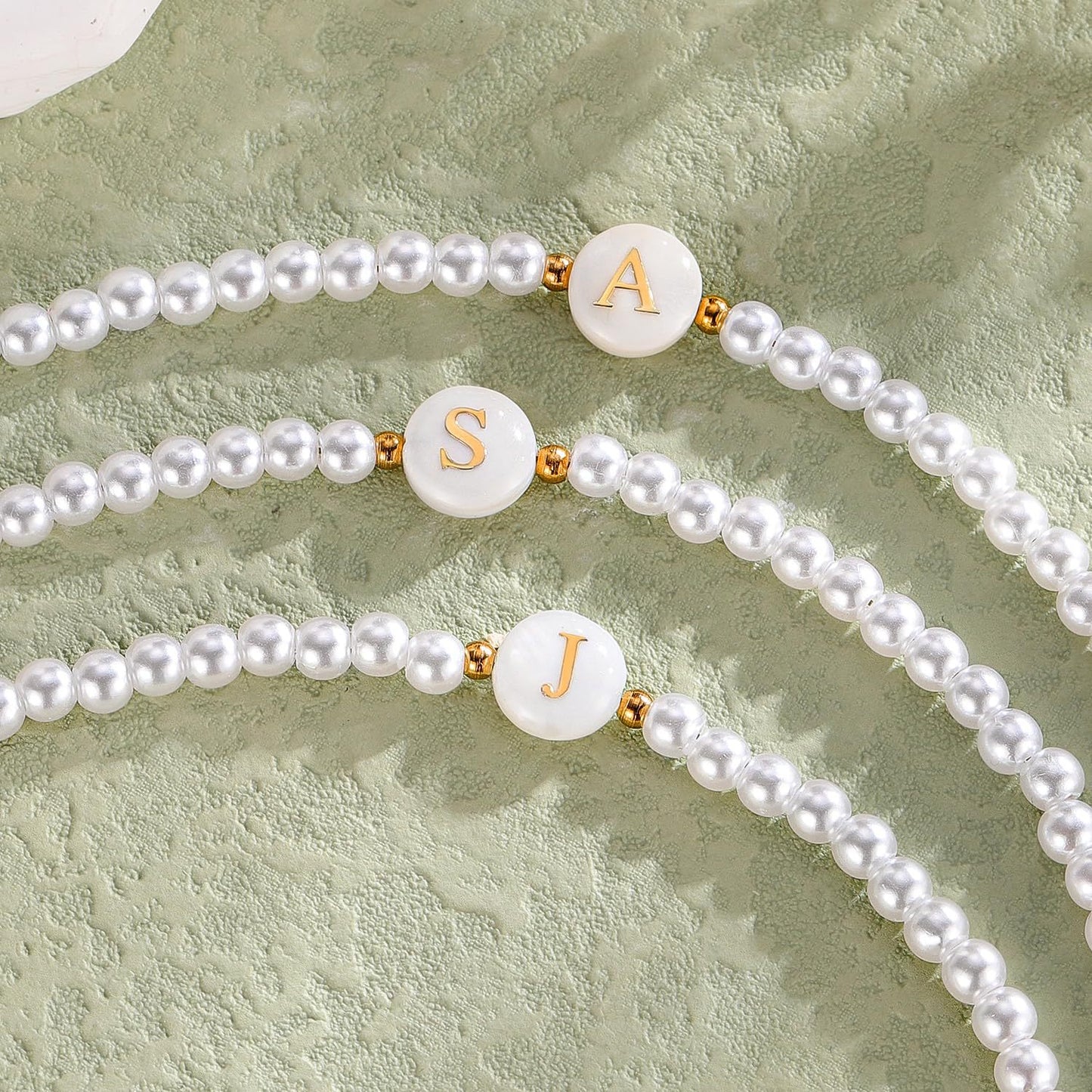 仿珍珠貝殼手鏈