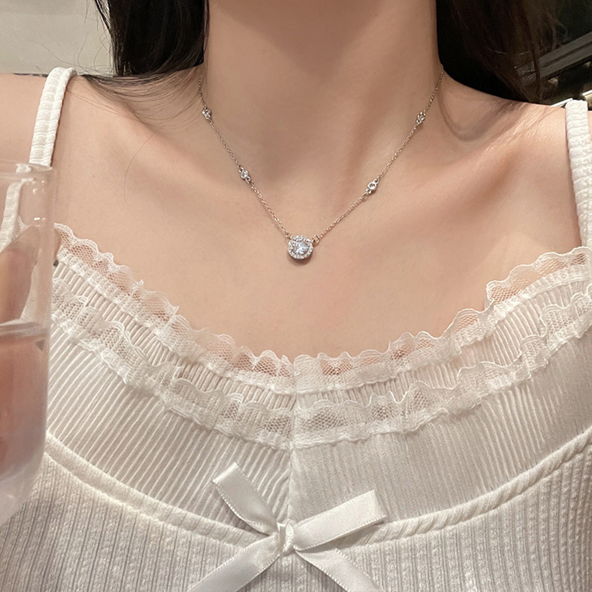 蝴蝶結簡約項鍊－細節特寫13｜https://igowo.tw/