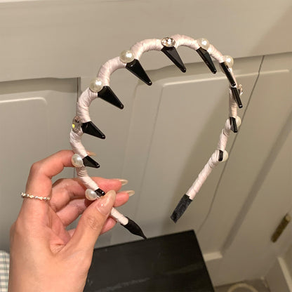 珍珠波浪髮箍