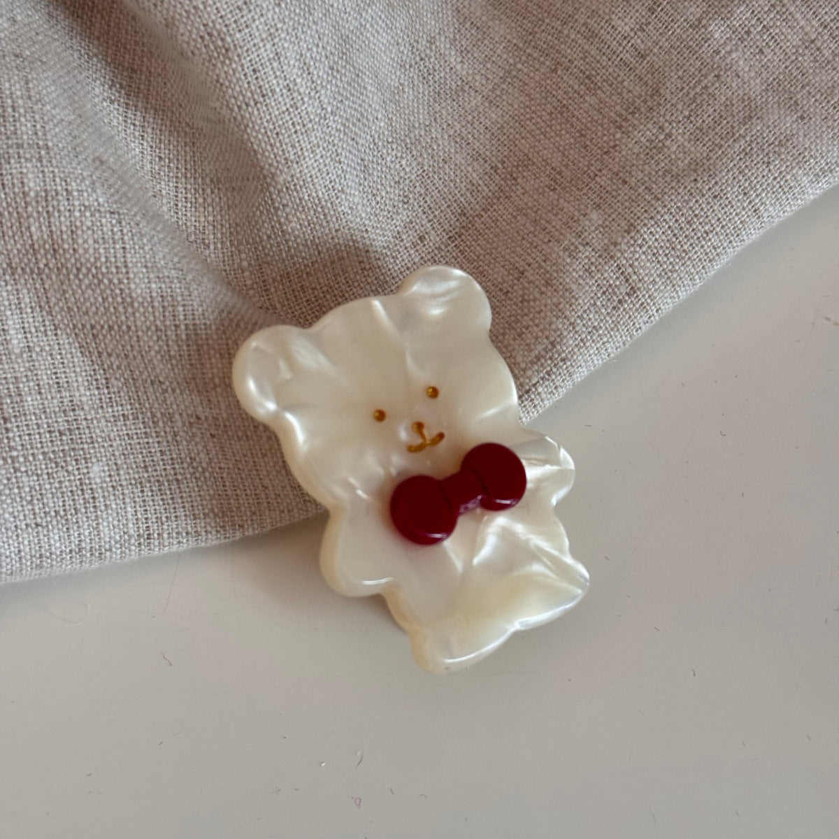 小熊簡約髮夾