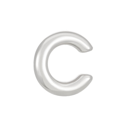 金屬C形免耳洞耳夾－細節特寫7｜https://igowo.tw/
