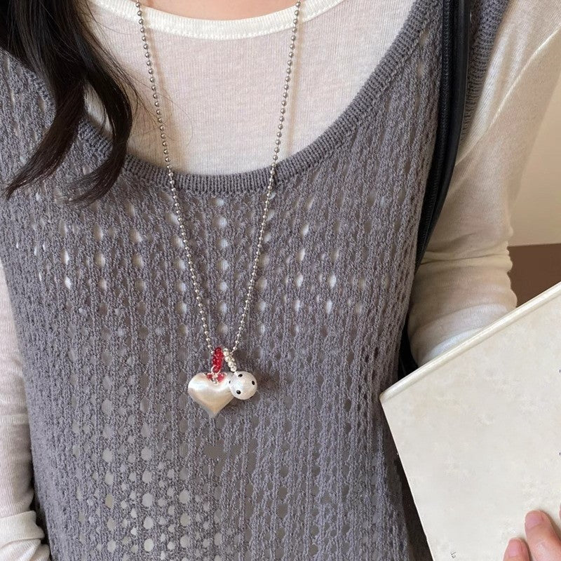 鋯石幾何墜飾項鍊－細節特寫16｜https://igowo.tw/