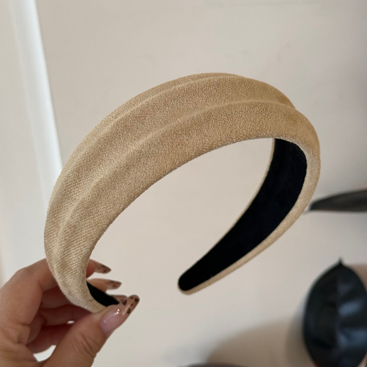 絨面簡約髮箍