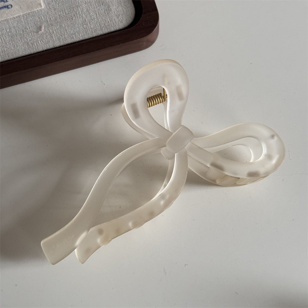 緞帶蝴蝶結立體髮夾