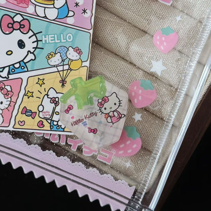 貓咪草莓髮夾