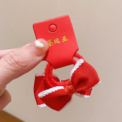 絨面蝴蝶結復古髮夾－細節特寫35｜https://igowo.tw/