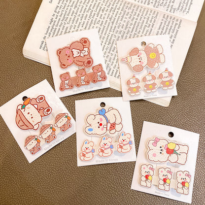 壓克力卡通髮夾－商品主圖｜https://igowo.tw/