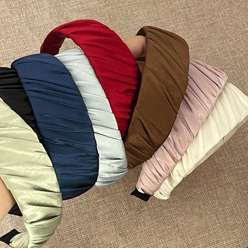 寬版簡約髮箍－商品主圖｜https://igowo.tw/